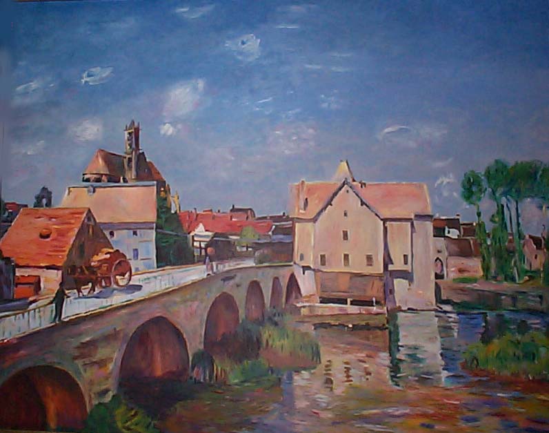 Sisley : The Bridge at Moret